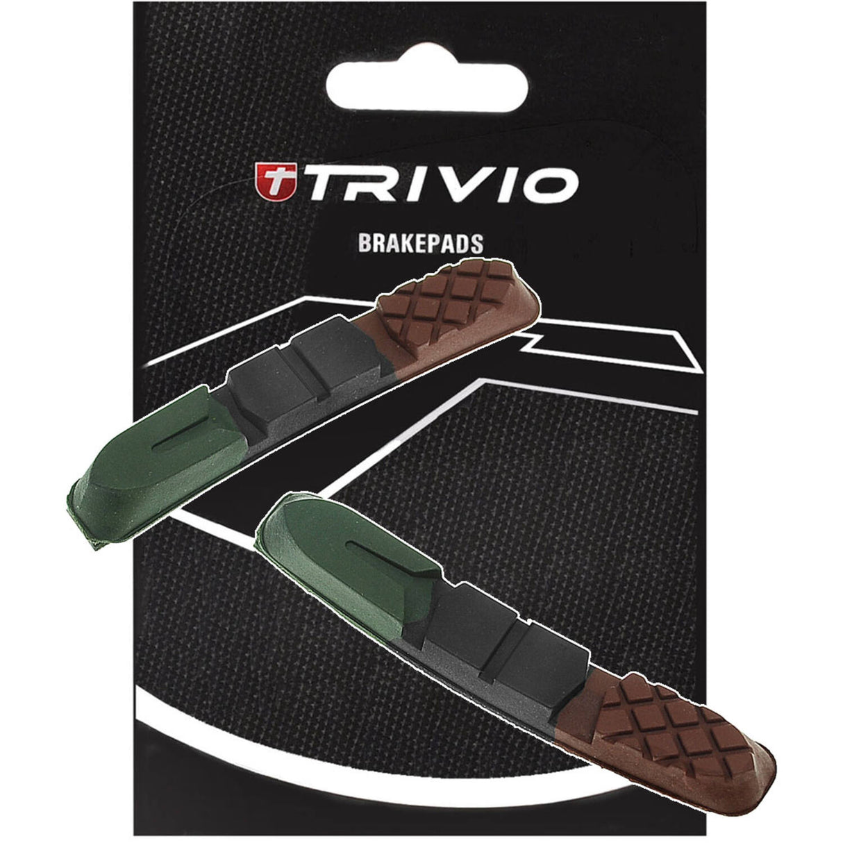 Trivio - MTB brake pads slide-in set 955vcr 72mm triple compound