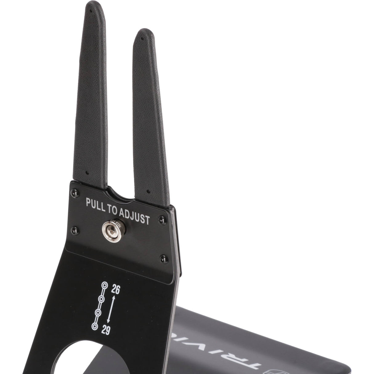 Trivio - adjustable steel bicycle stand, black, 26-29 inches