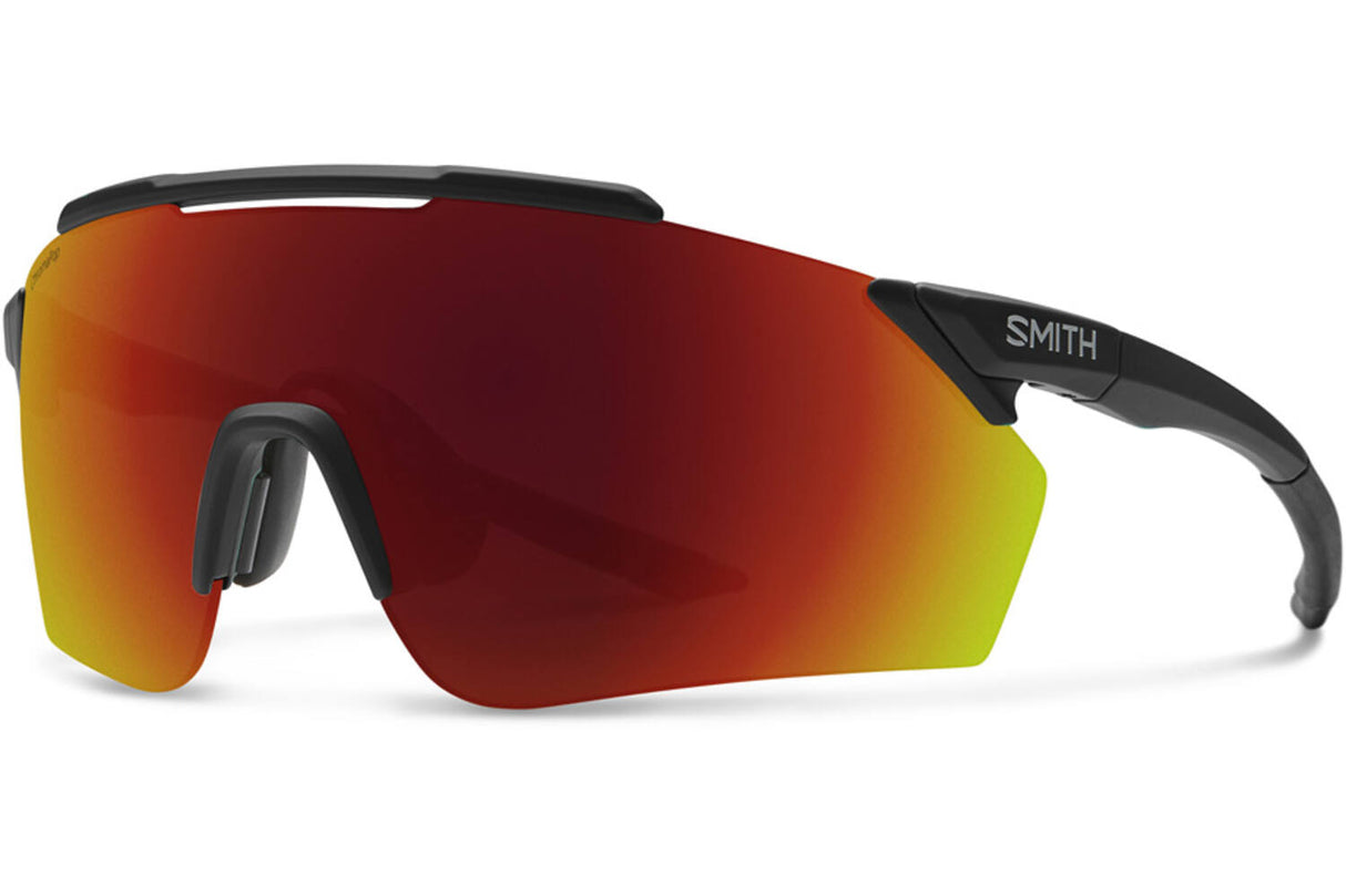 Smith Ruckus Bril Matte Black Chromapop piros tükör