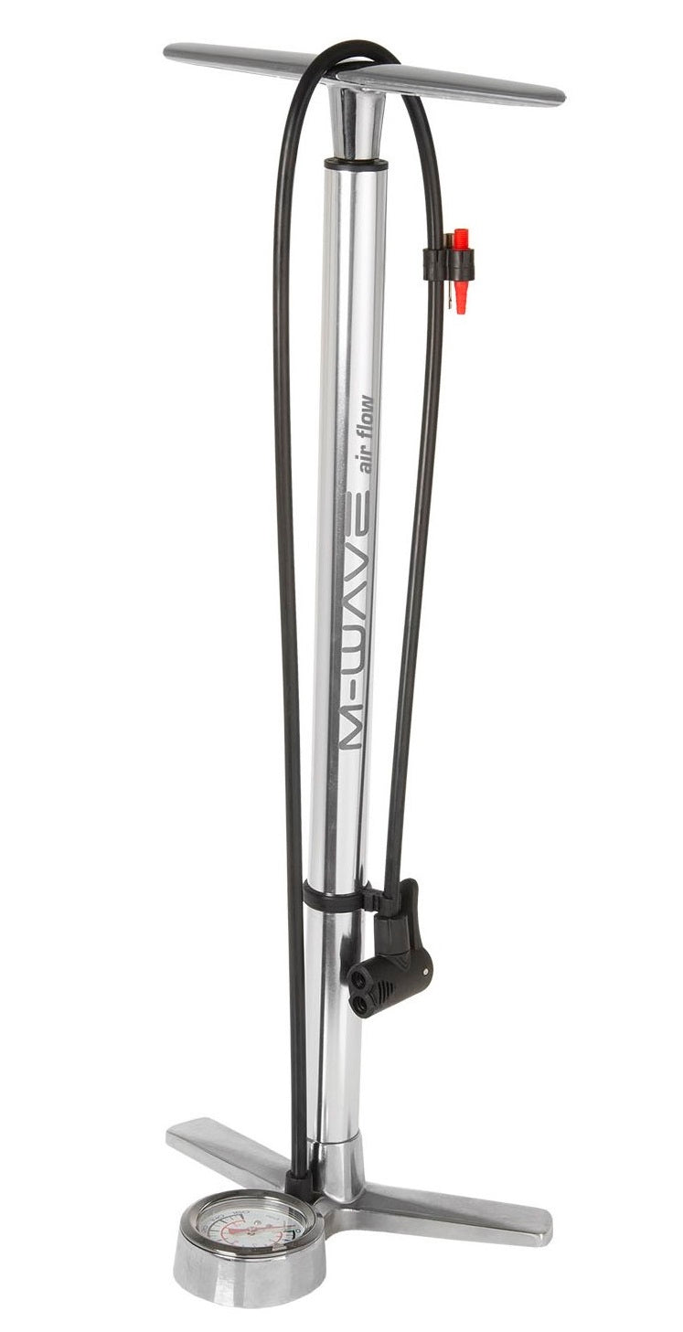 M-Wave Air Flow High Pressure Pump 145psi Aluminium AV-DV-FV Silver