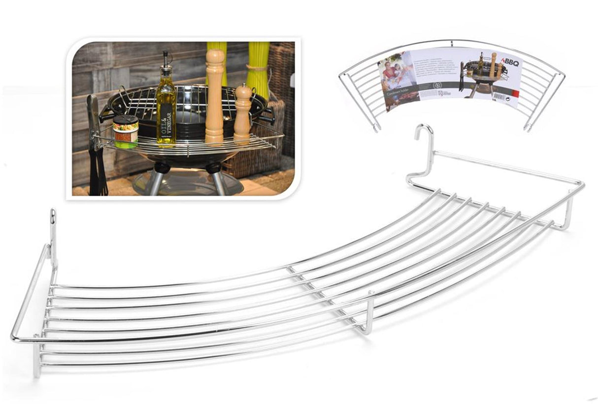 Bbq barbecue kruidenrek chroom