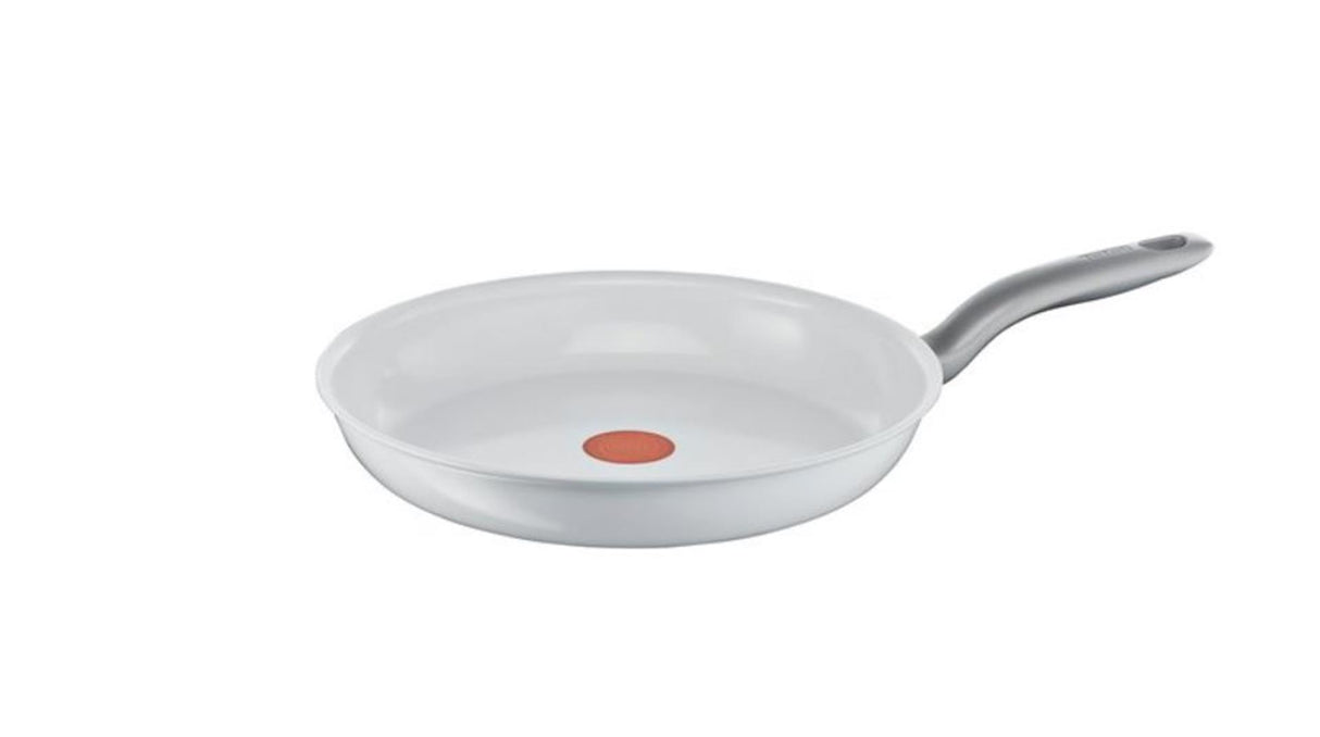 Tefal ceramic control white koekenpan 28
