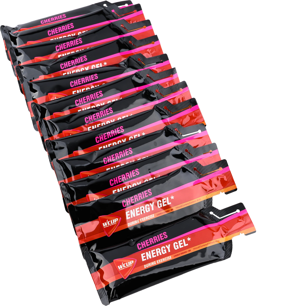 Wcup - energy gel cherry 40ml 12 stuks