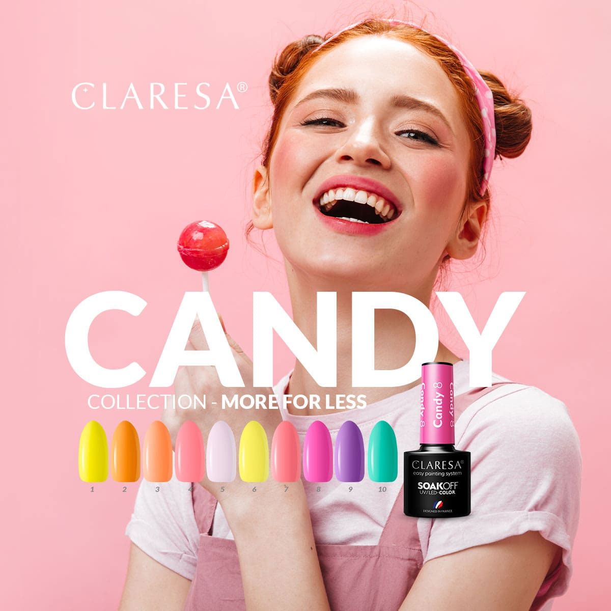 Claresa UV LED Gel Polish 5ml Candy 6