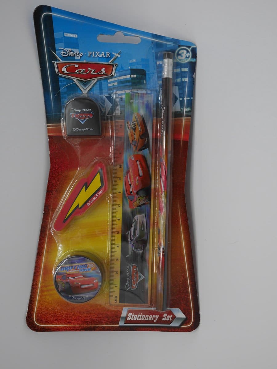 Van der doelen disney cars - 5 delige schrijfset