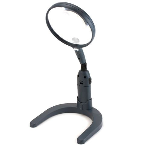 Carson flexible table magnifier with LED 2x110mm