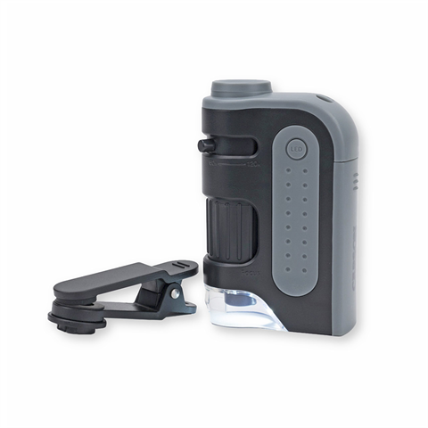 Carson Handmicroskop MM-350 Mikrobryt plus 60-120x z adapterem smartfonów