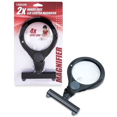 Carson 2 4x110mm hanging magnifier with LED