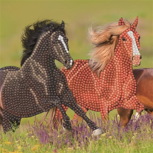 Diamond painting horse card making
