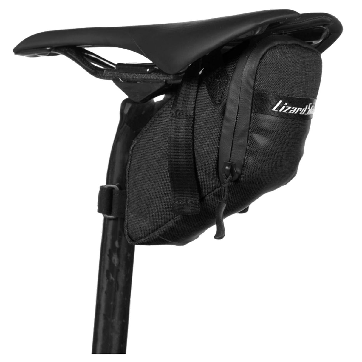 Skins de lézard Skins Lizard Super Cache Saddle Sac Jet Black