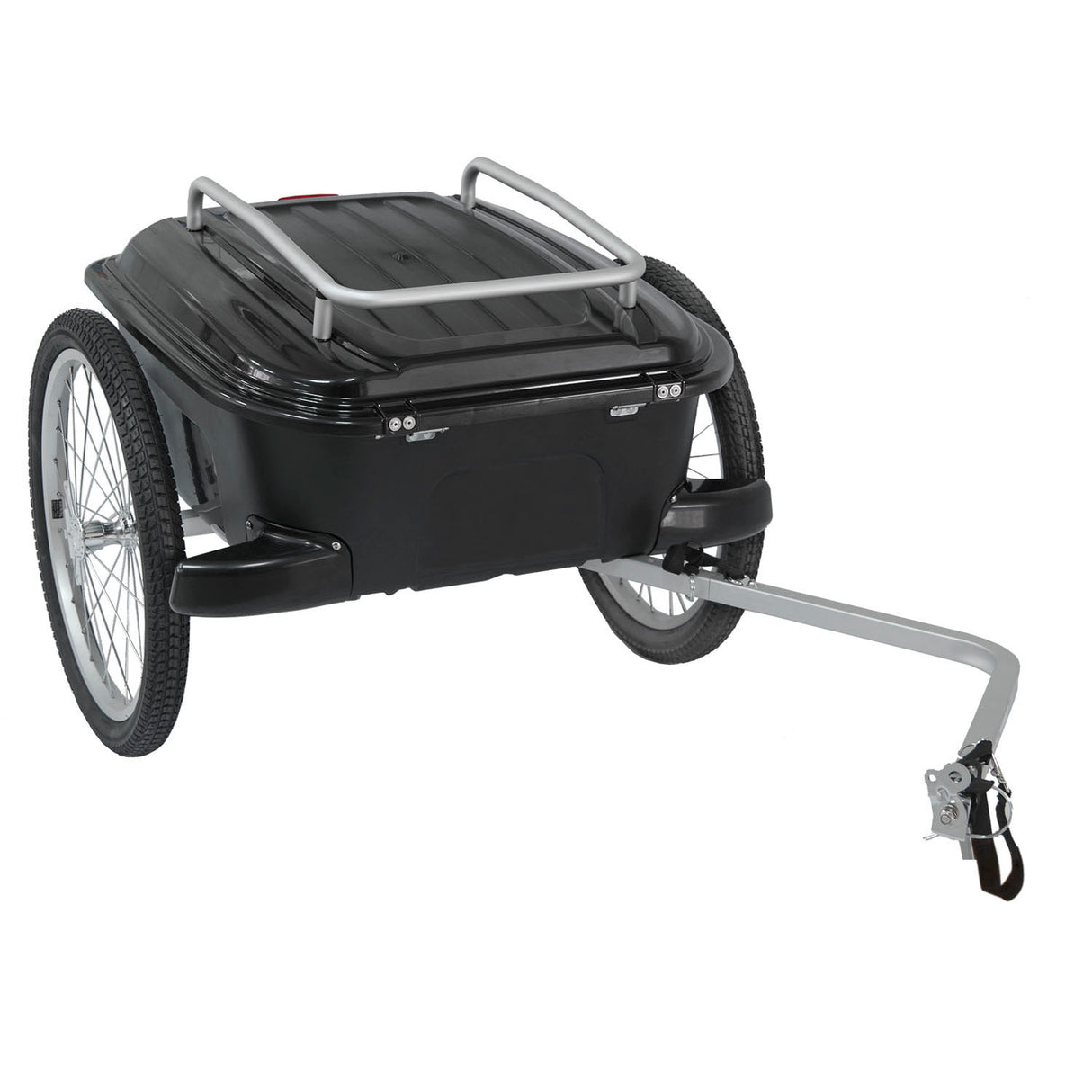 M-wave trailer with plastic container 70 ltr. max. 25kg black