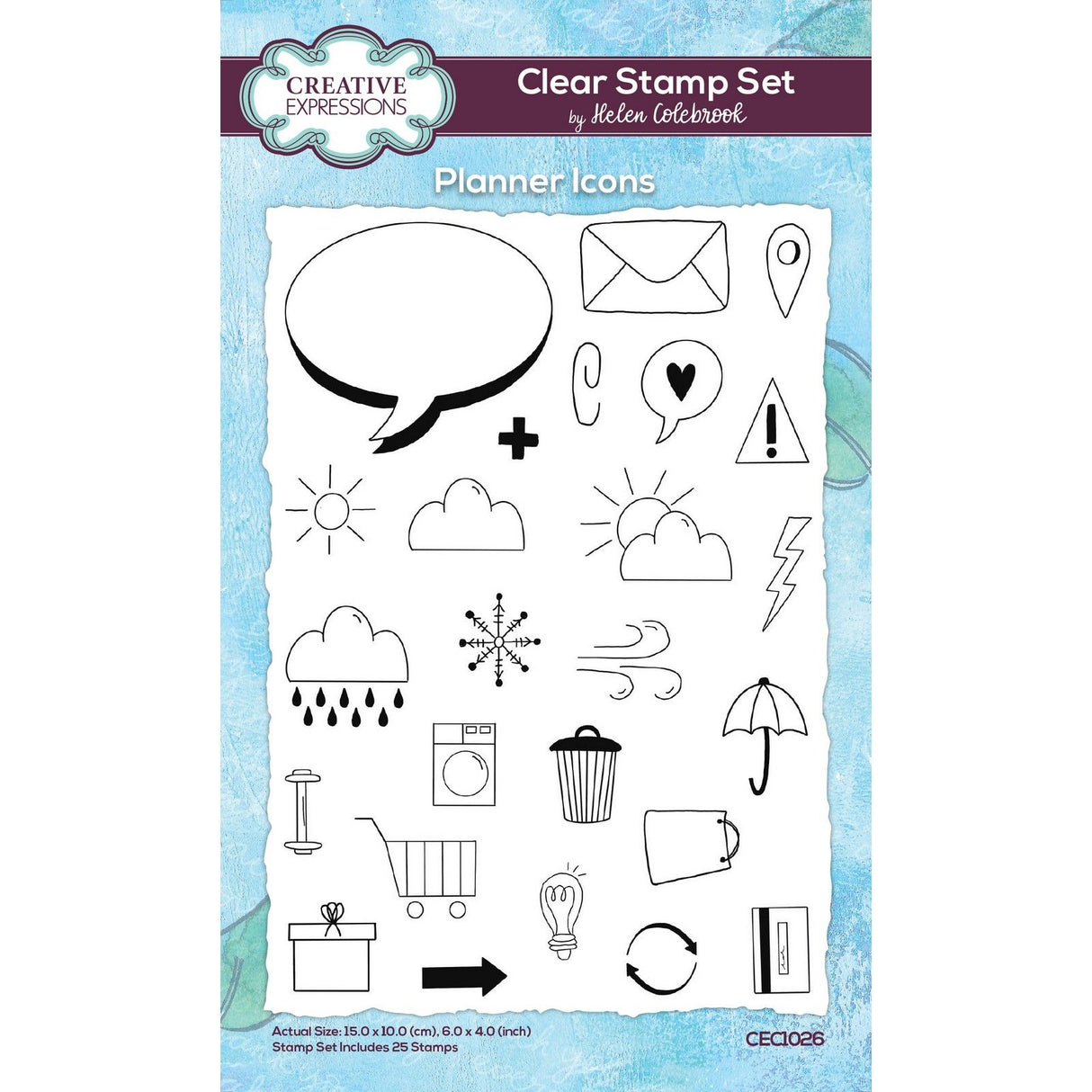 Creative expressions • clear stempel planner icons