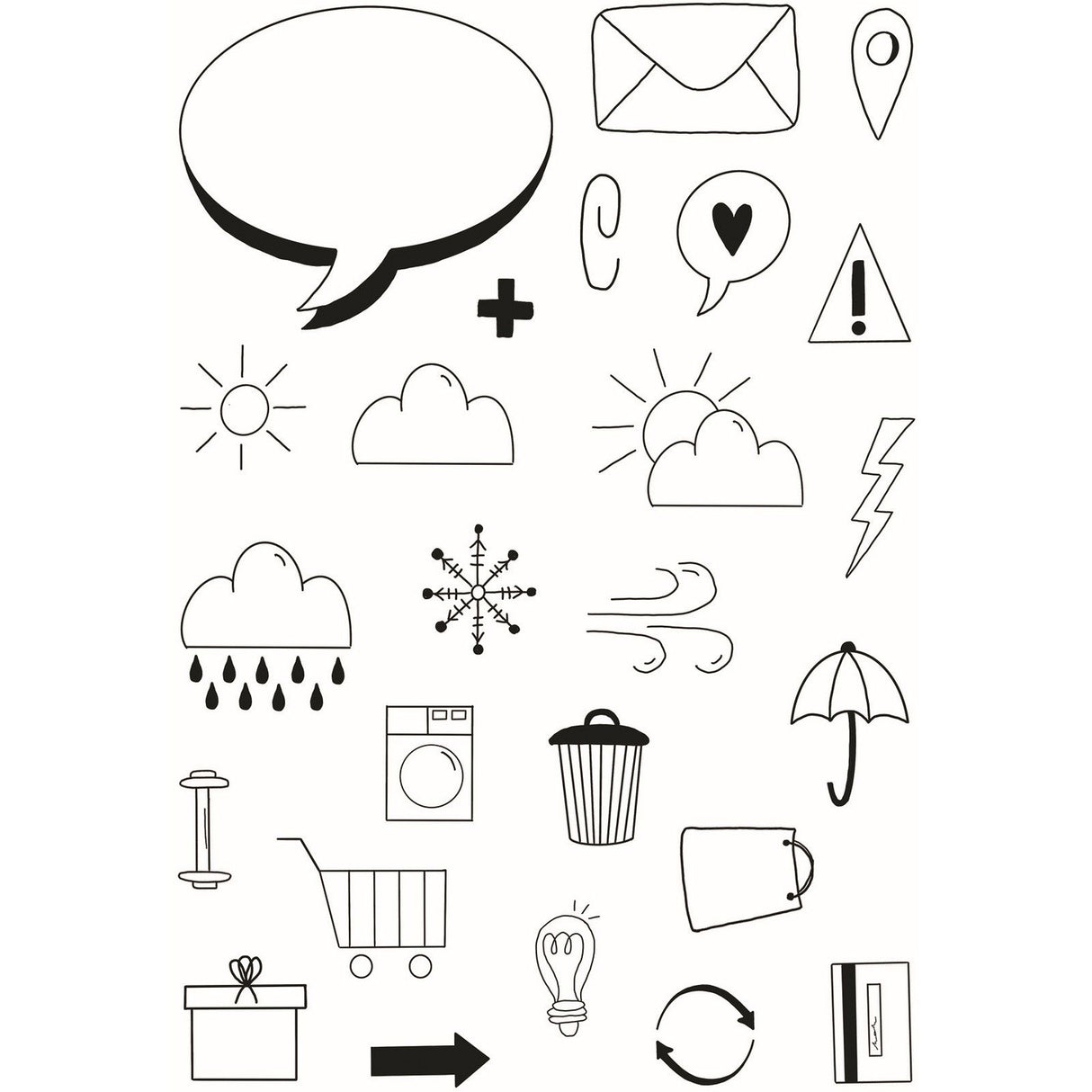 Creative expressions • clear stempel planner icons