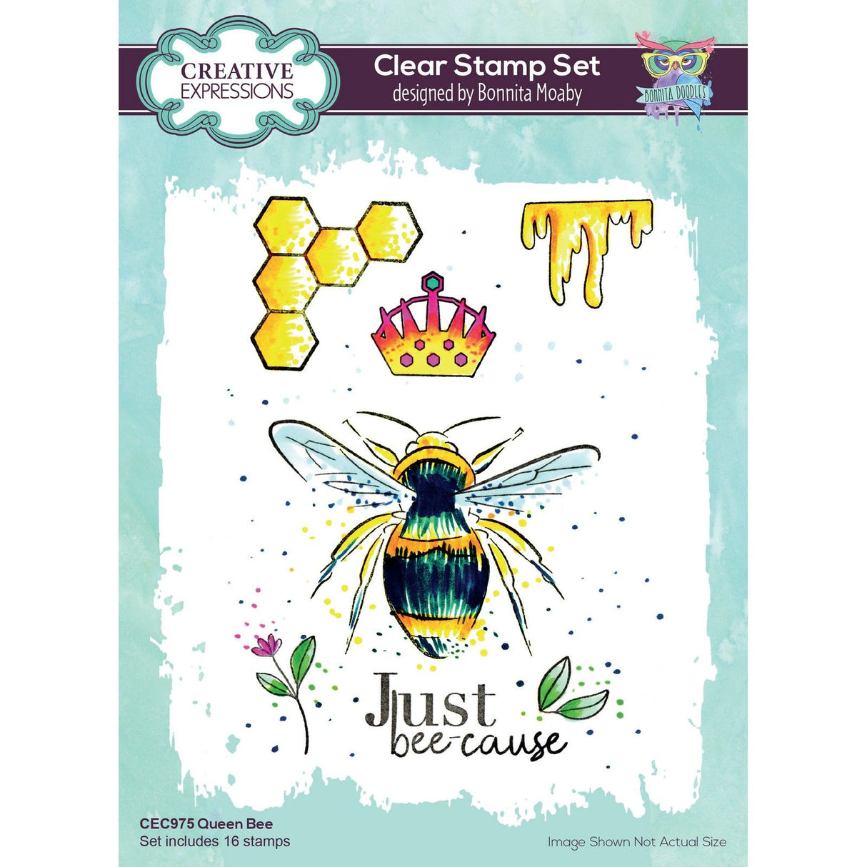 Creative expressions • clear stamp set queen bee