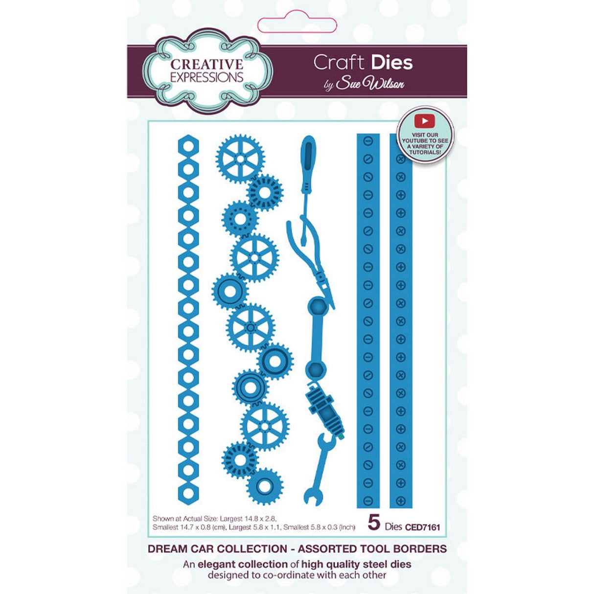 Creative expressions • dream car craft die assorted tool borders