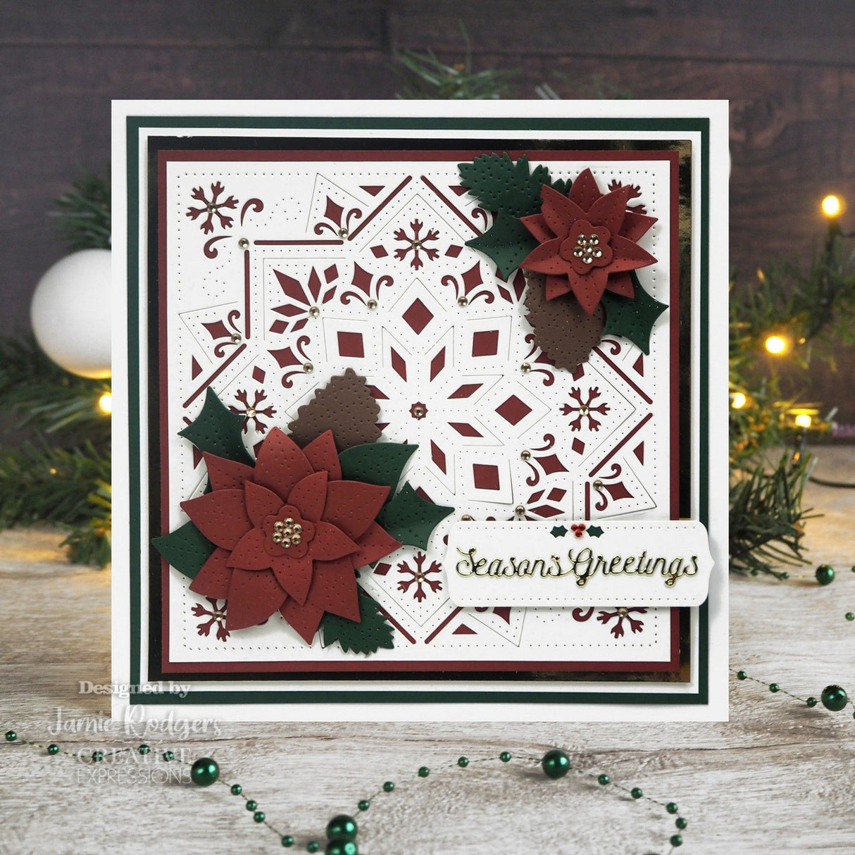 Creative expressions • craft die christmas roses