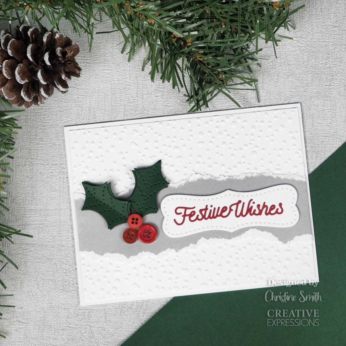 Creative expressions • craft die festive wishes