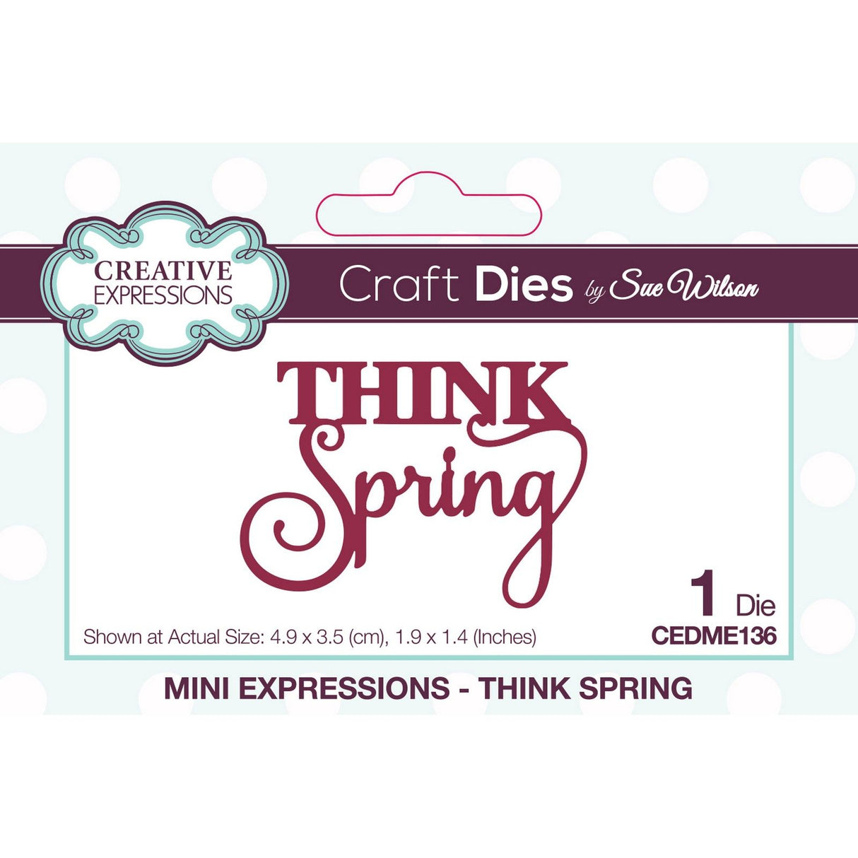 Creative expressions • craft die think spring