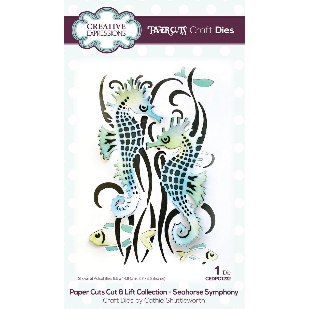 Paper cuts • cut lift snijmal seahorse symphony