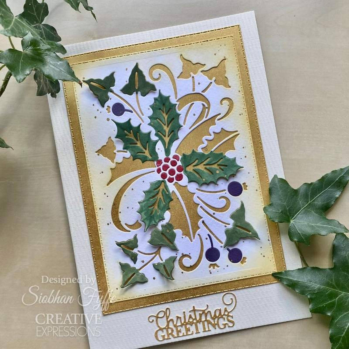Paper cuts • cut lift collection craft die holly berries
