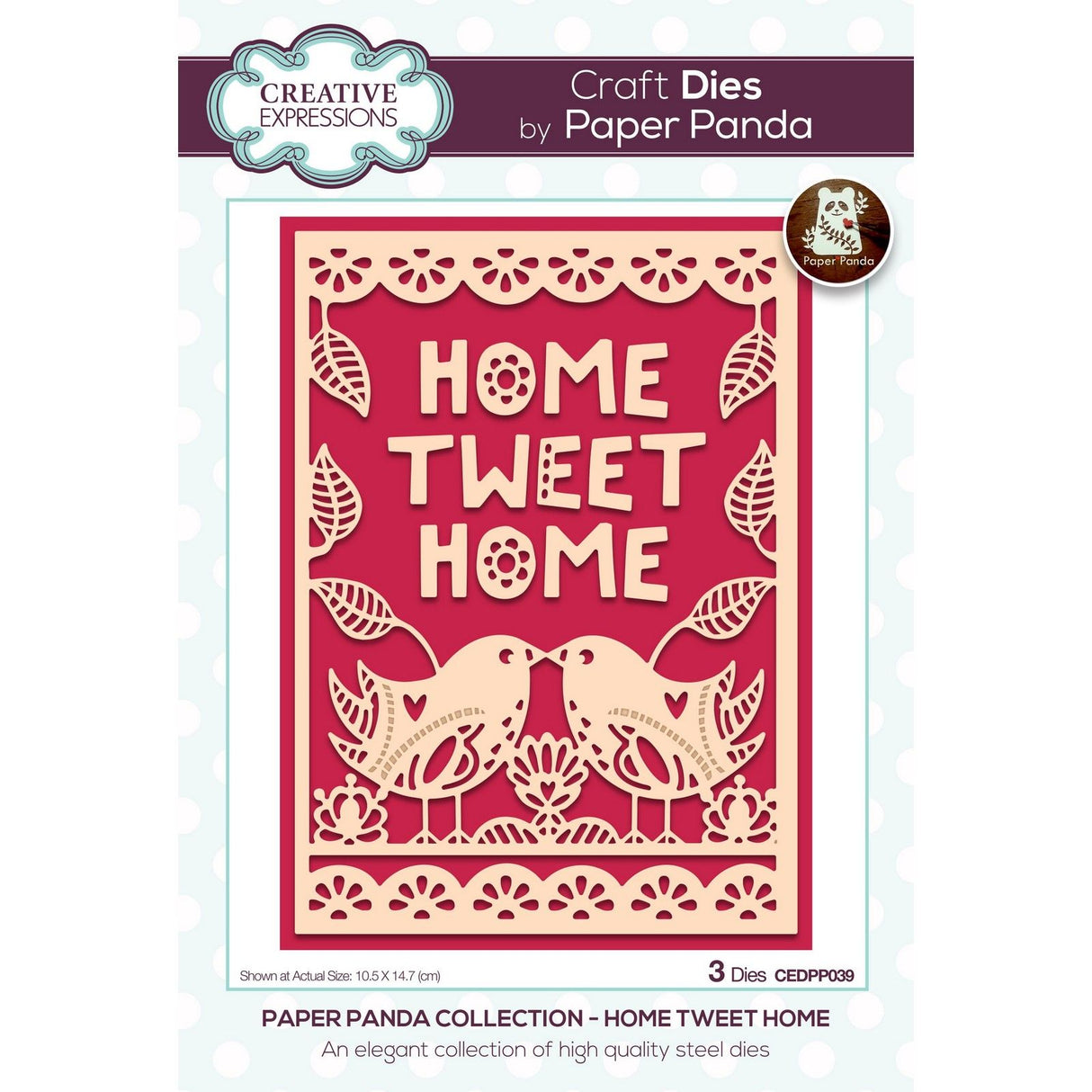 Creative expressions • paper panda snijmal home tweet home