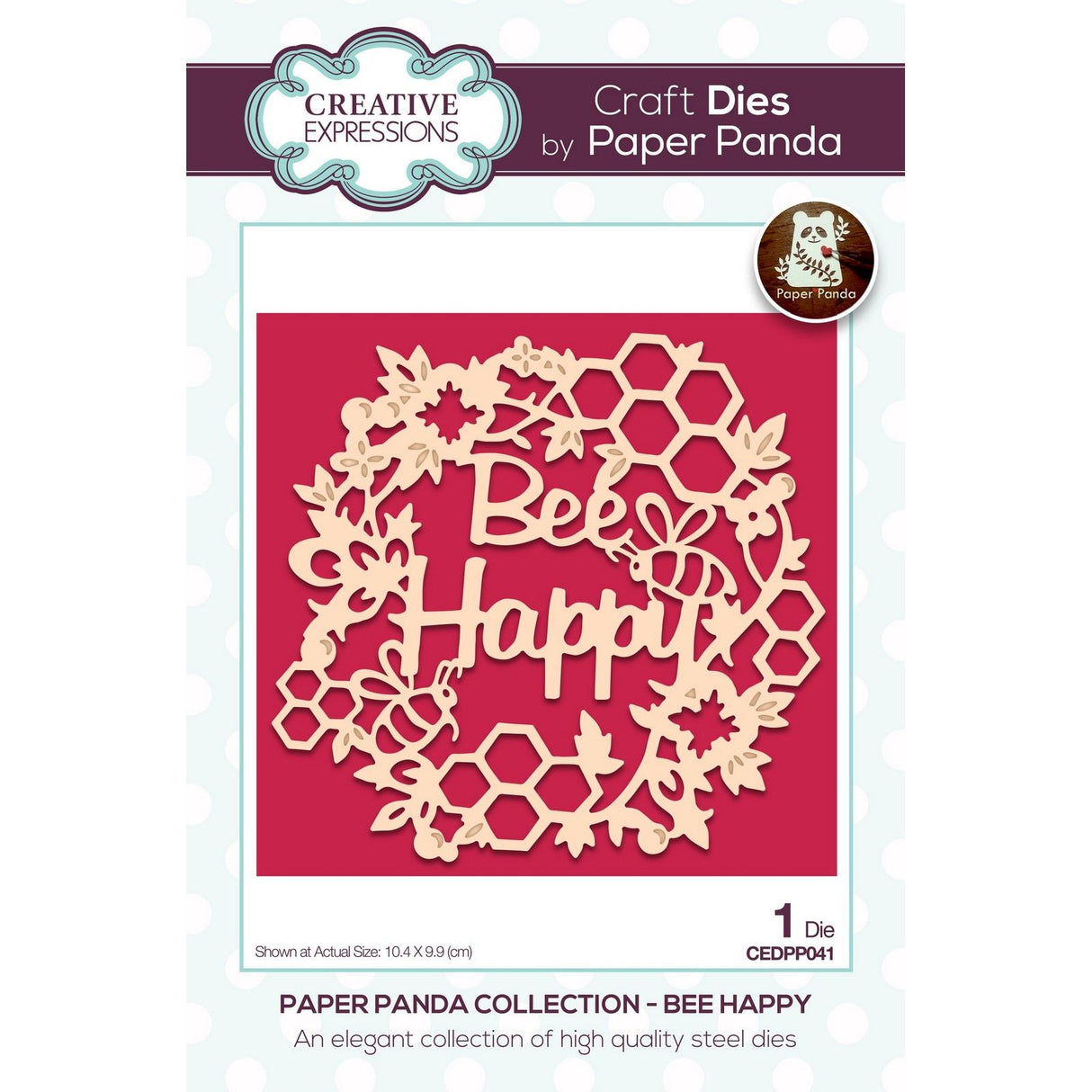 Creative expressions • paper panda snijmal bee happy