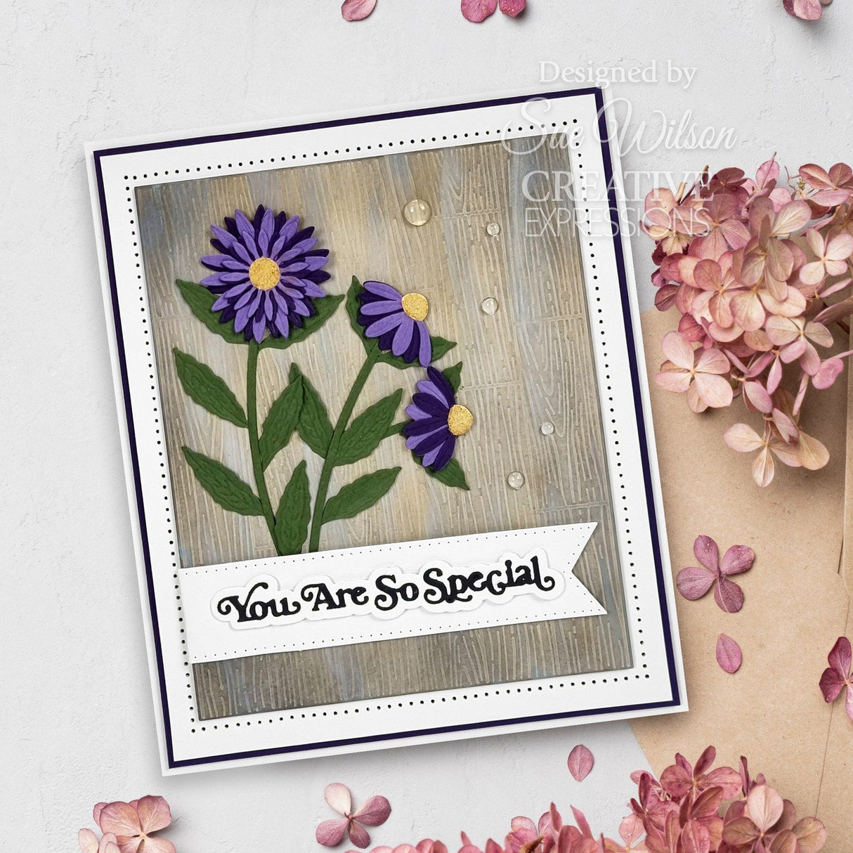 Creative expressions • mini shadowed craft die sentiments you are so special