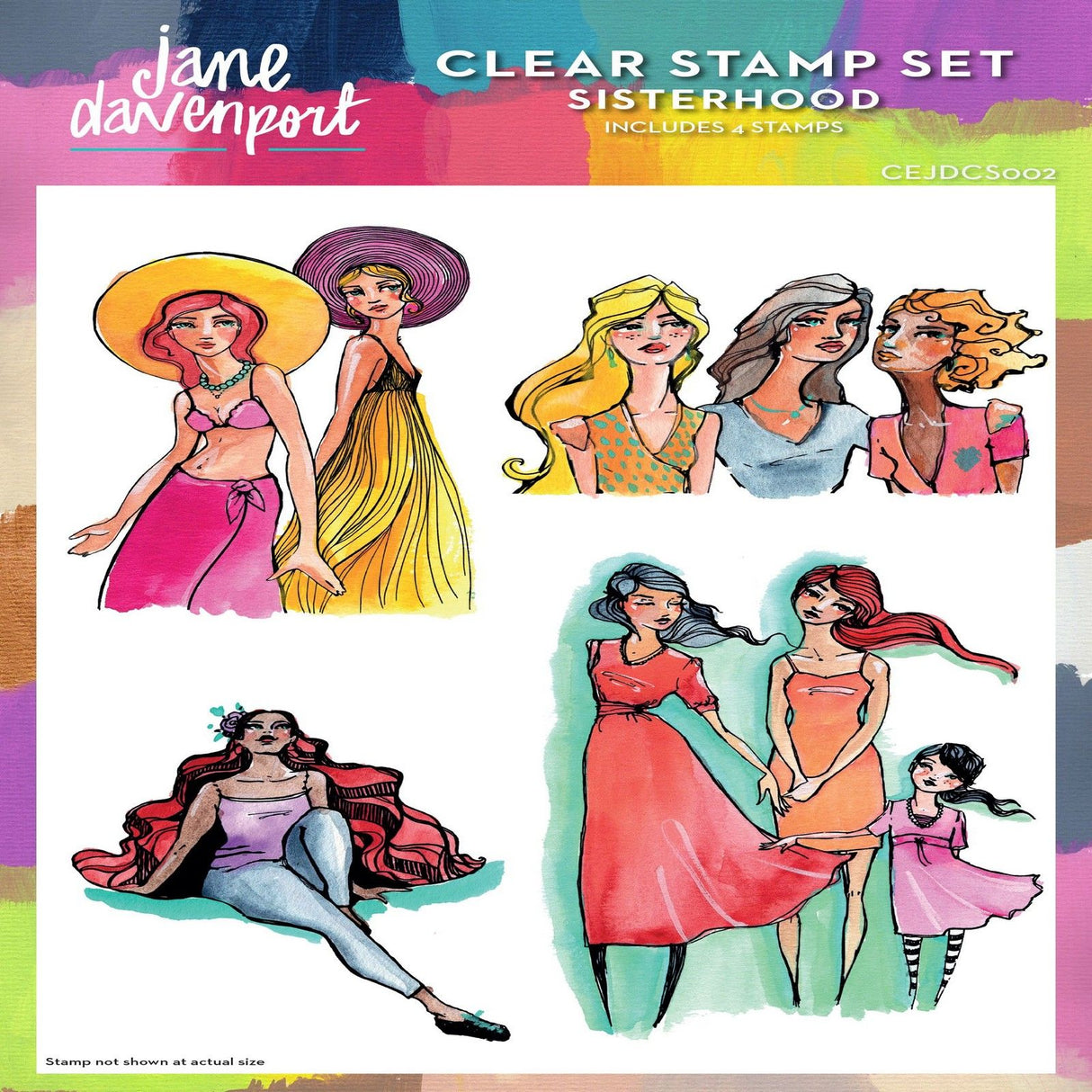 Creative expressions • clear stamp set sisterhood