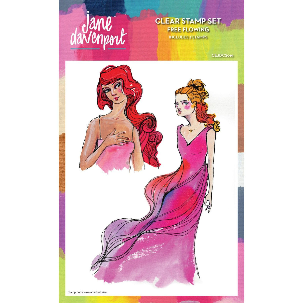 Creative expressions • clear stempels free flowing