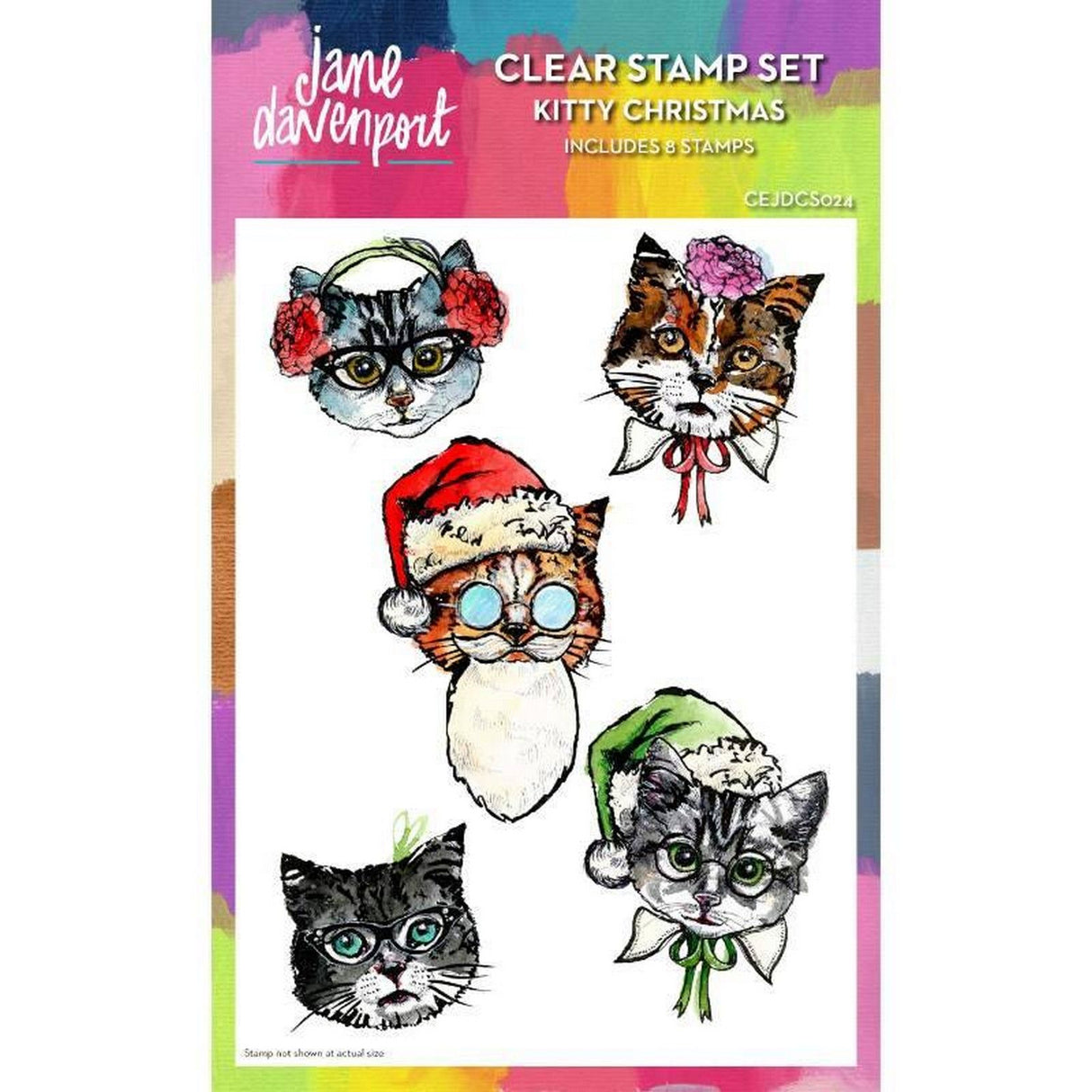 Creative expressions • clear stempels kitty christmas