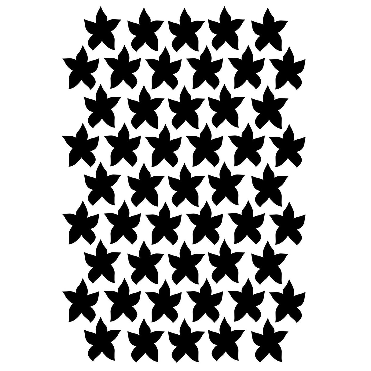Creative expressions • stencil star lily field