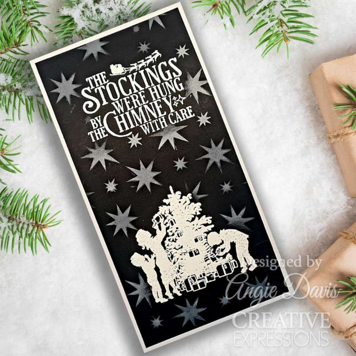 Creative expressions • taylor made journals stencil starlight