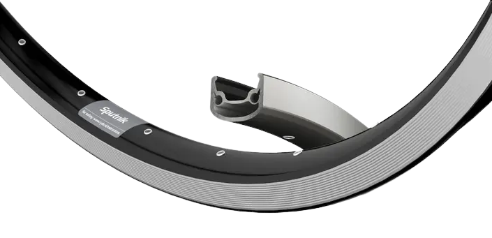 Ryde rim sputnik r 28 inch (622) CNC 36 holes black