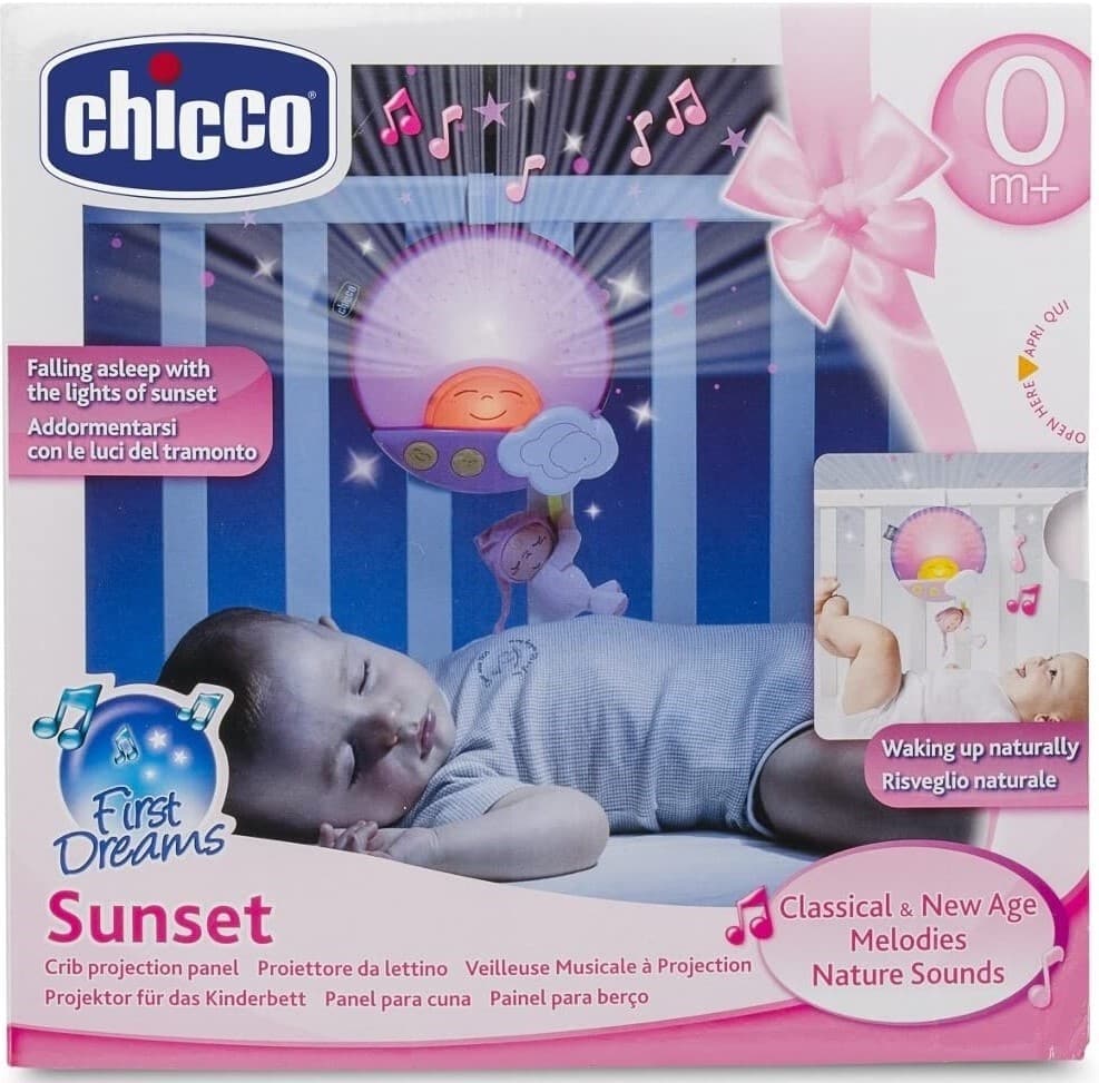 Amp de Sunset Chicco; Proyector Sunrise - Pink