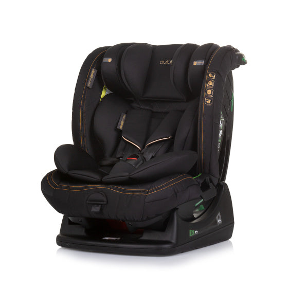 Chipolino Aviato SEAT I-SIME 40-150 CM Group 0+, 1, 2 y 3 Obsidian Black