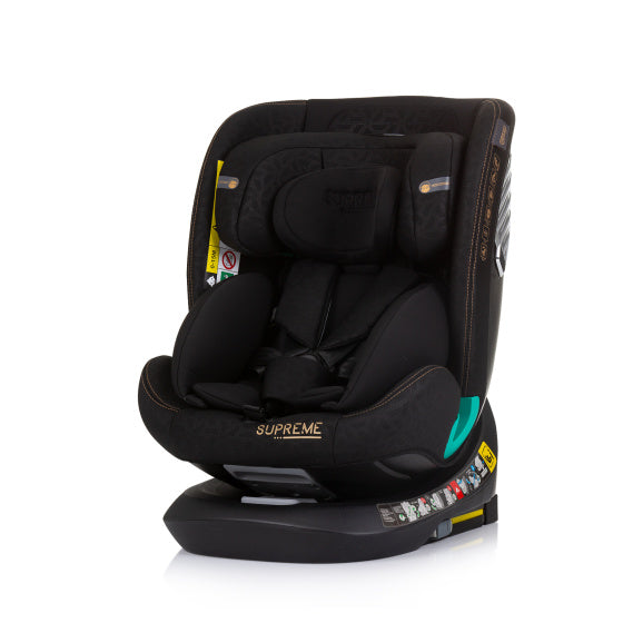 Chipolino-Autositz i-Größe 40-150 cm ISOFIX 360 ° Obsidian Schwarz