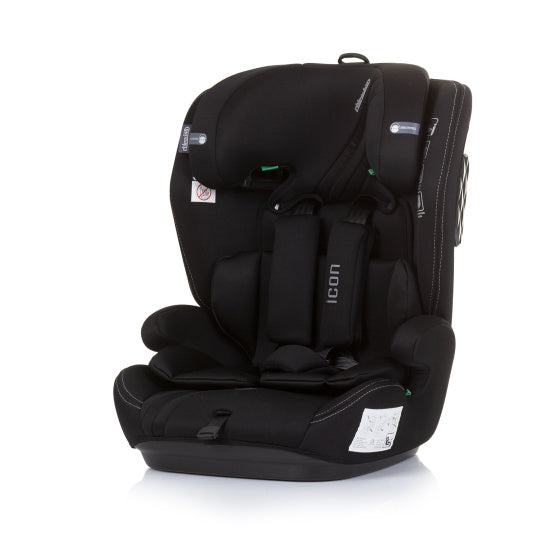 Chipolino icon car seat i-size 76-150 cm group 1, 2 and 3 obsidian black