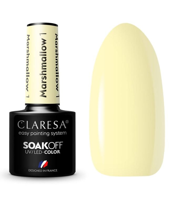 Claresa UV LED Gel Polish 5ml Marsh Mallow 1