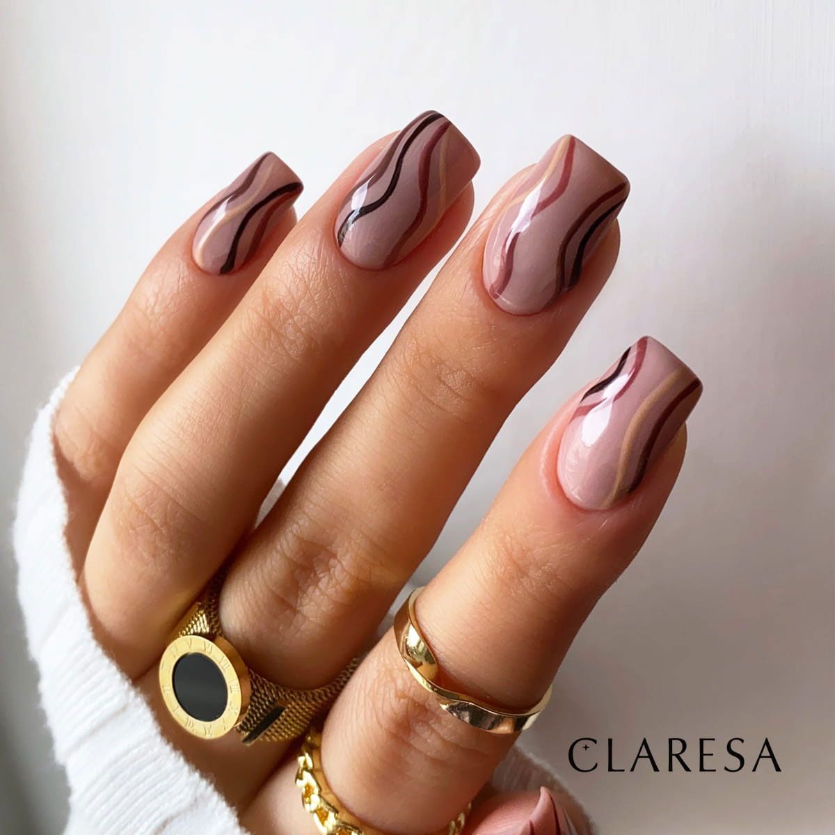 Claresa uv led gel polish 5ml brown 304 take me to the river