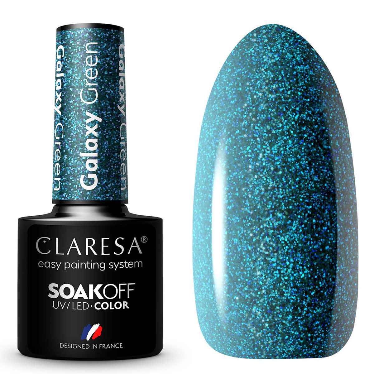 Claresa UV LED gel polish 5ml galaxy green