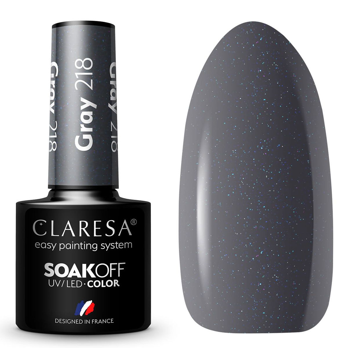 Claresa UV LED Gel Polish 5ml Gray 218 Quiet Forest