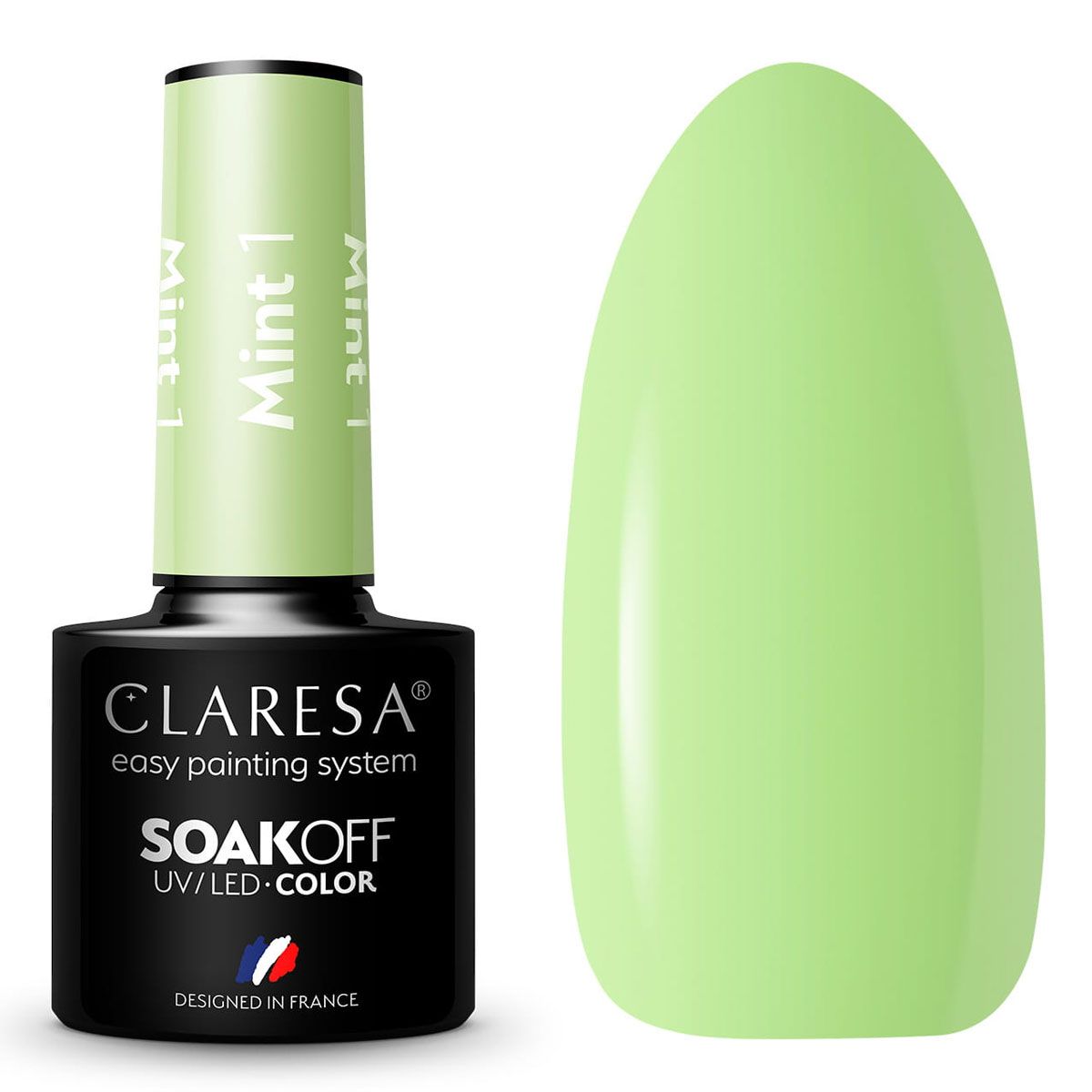 Claresa UV LED Gel Polish 5ml Mint 1