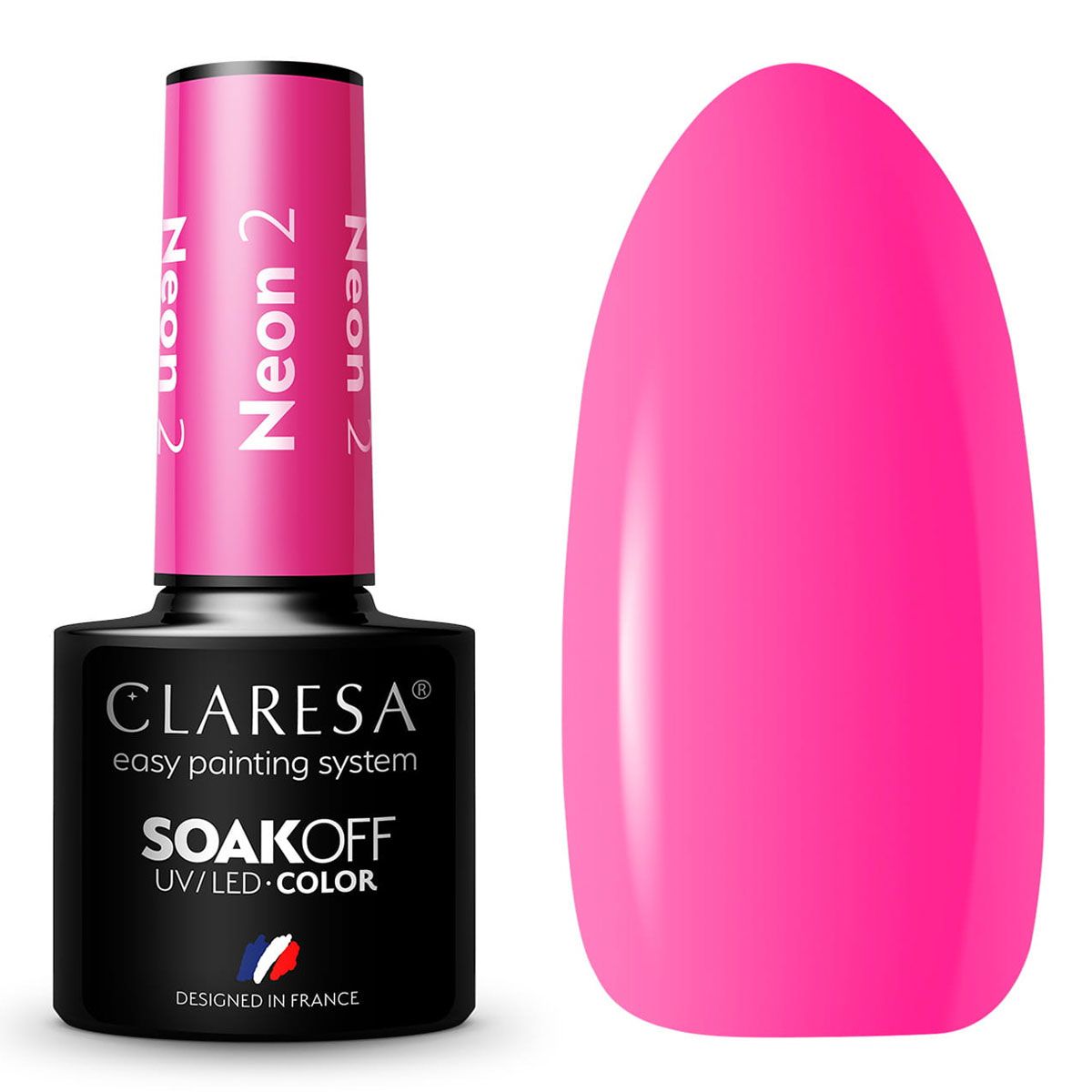 Claresa UV LED gel Polish 5ml Neon 2