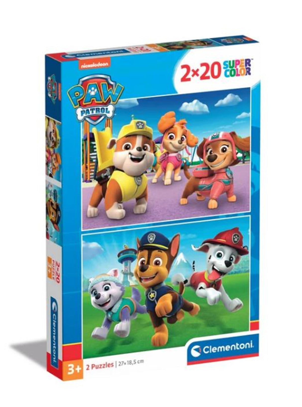 Clementoni Jigsaw Puzzle Paw Patrol, 2x20pcs.