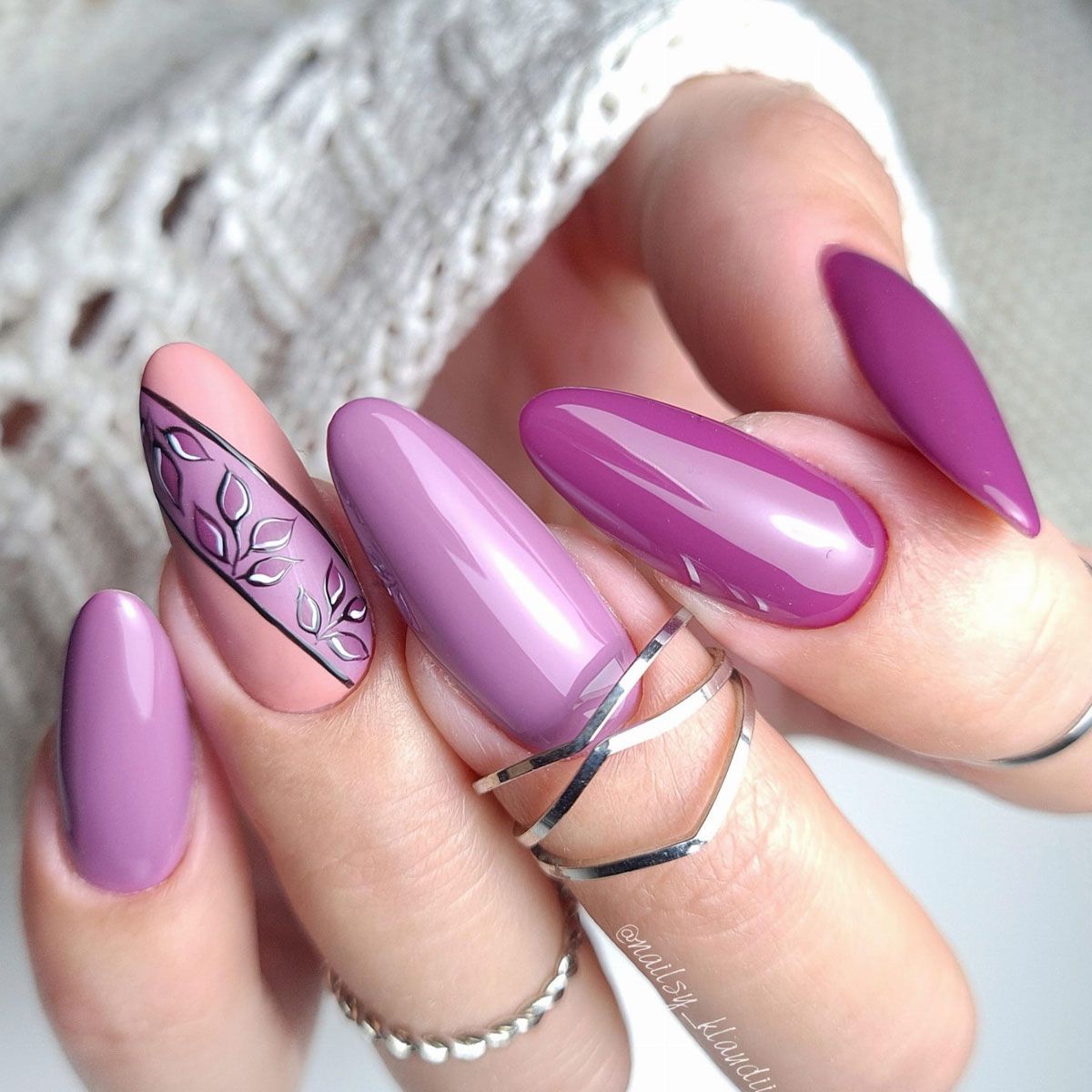 Claresa UV LED Gel Polish 5ml Lilla 615 Quiet Forest