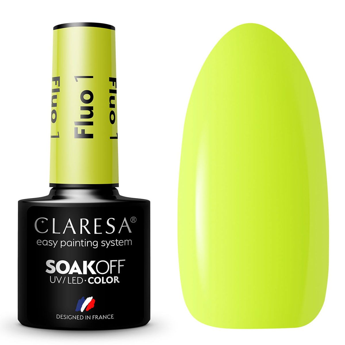 Claresa UV LED gel Polish 5ml Fluo 1