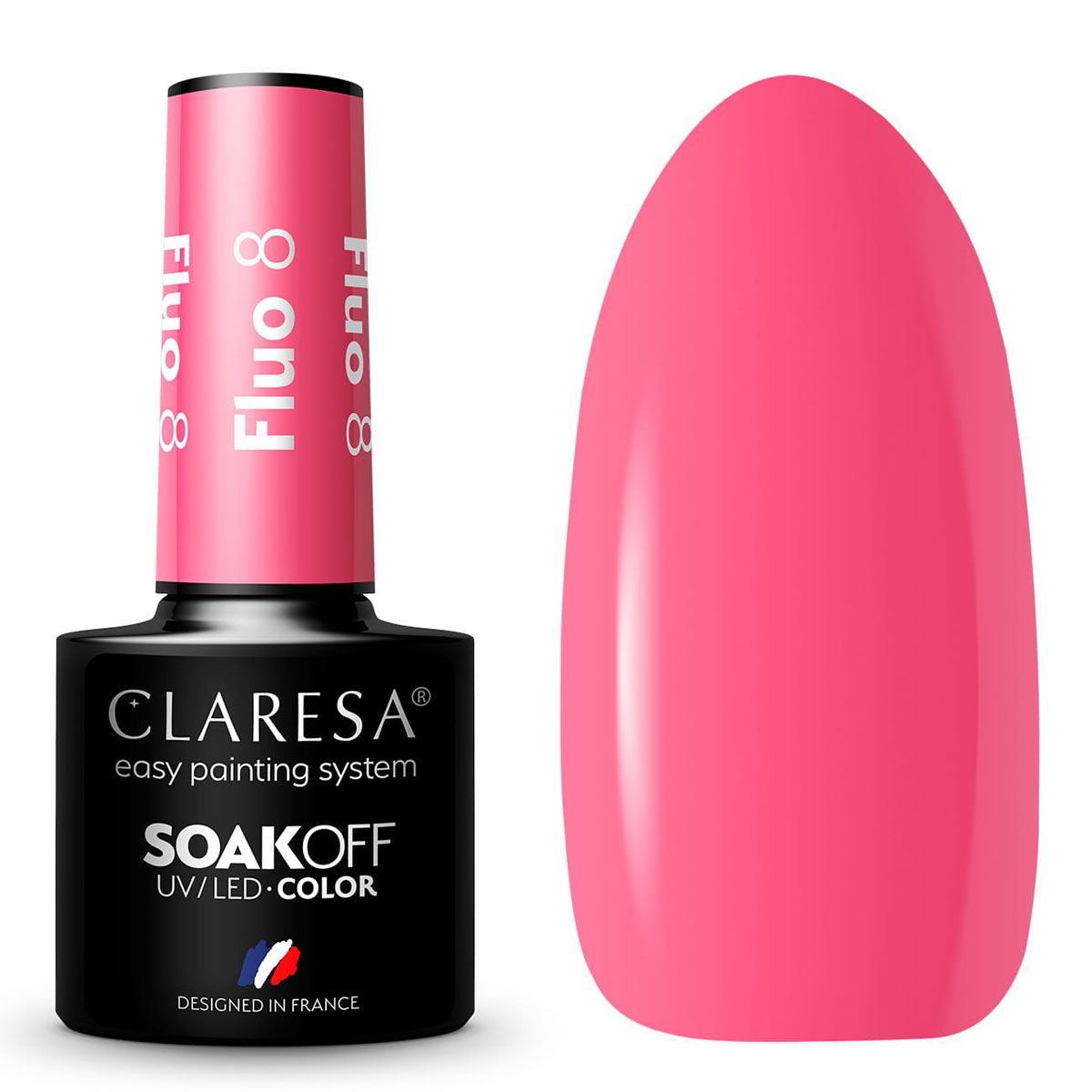 Claresa UV LED Gel Polish 5ml Fluo 8