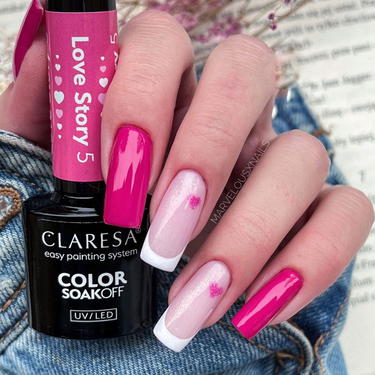 Claresa uv led gel polish 5ml love story 5