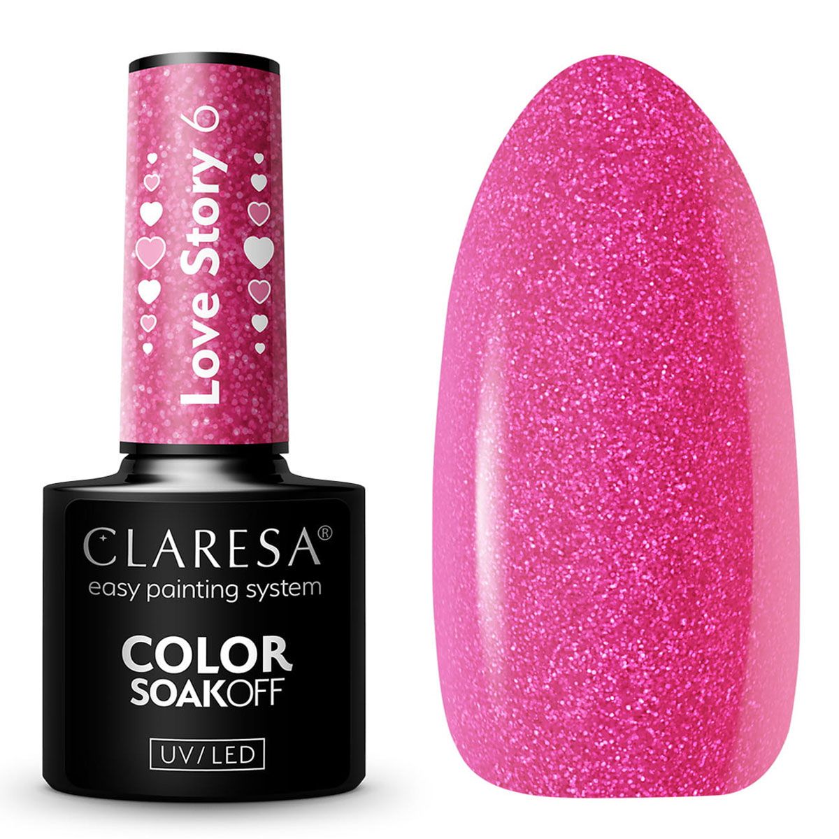 Claresa uv led gel polish 5ml love story 6