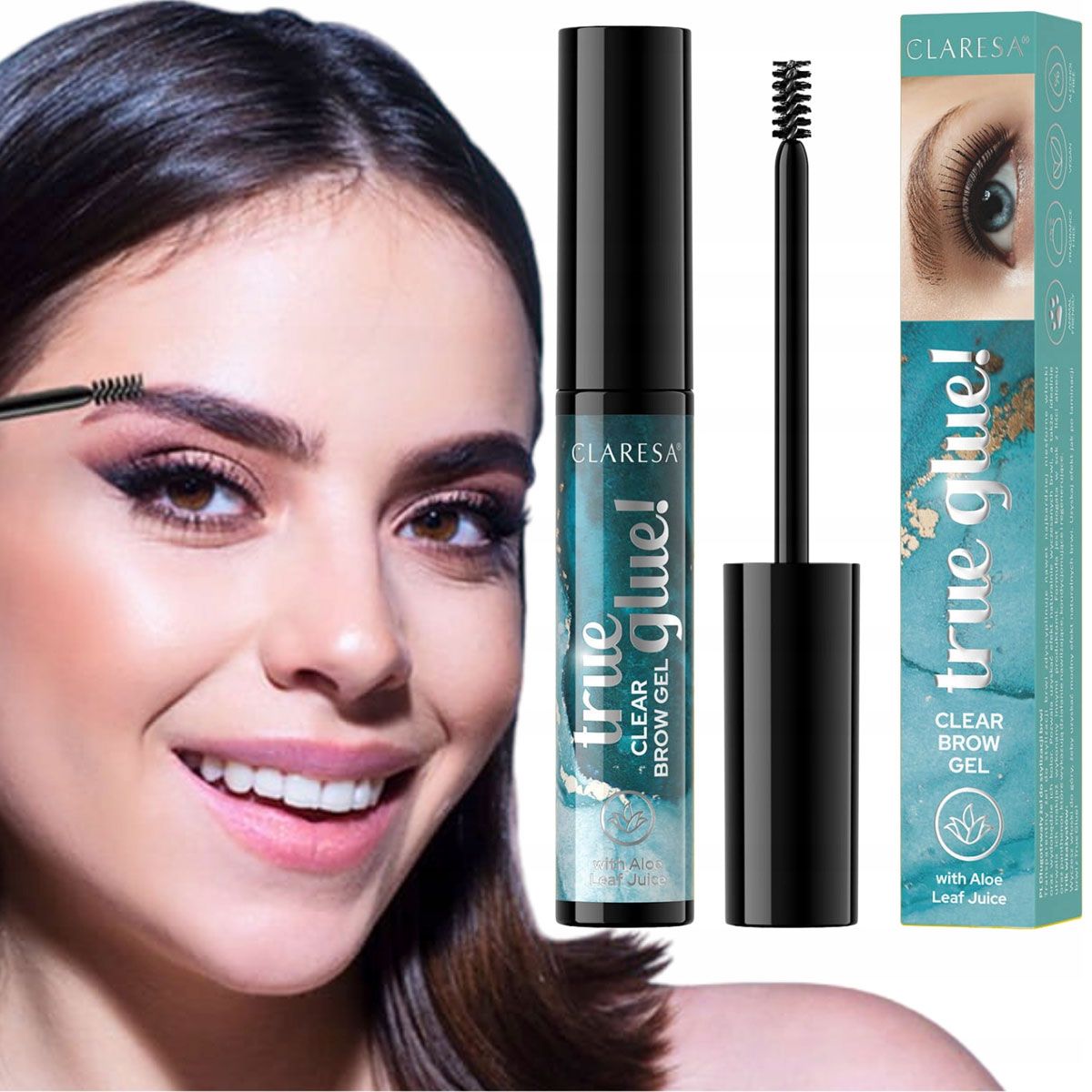 Claresa true glue! clear brow gel 8gr